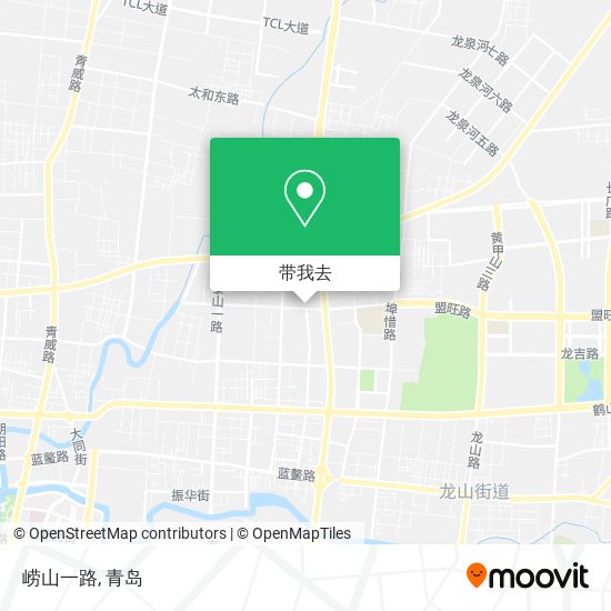 崂山一路地图