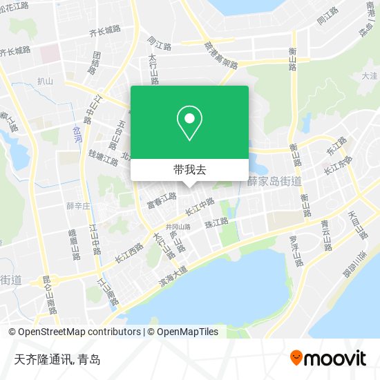 天齐隆通讯地图