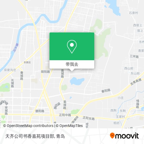天齐公司书香嘉苑项目部地图