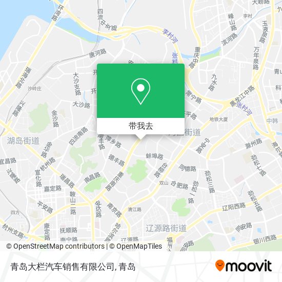 青岛大栏汽车销售有限公司地图
