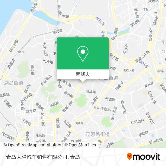 青岛大栏汽车销售有限公司地图