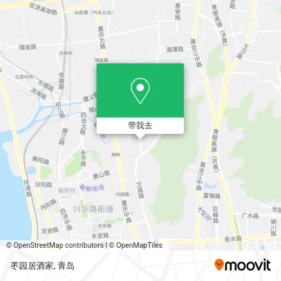 枣园居酒家地图