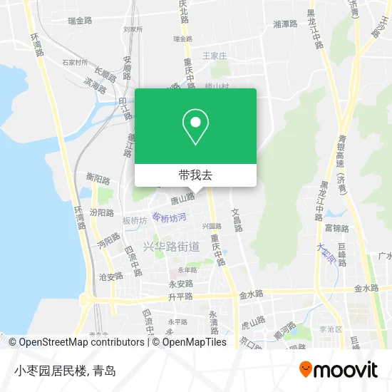 小枣园居民楼地图