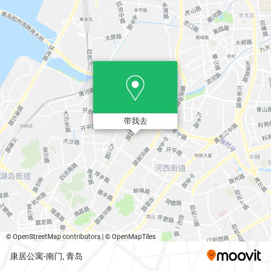 康居公寓-南门地图