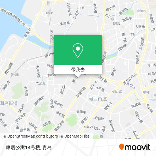 康居公寓14号楼地图
