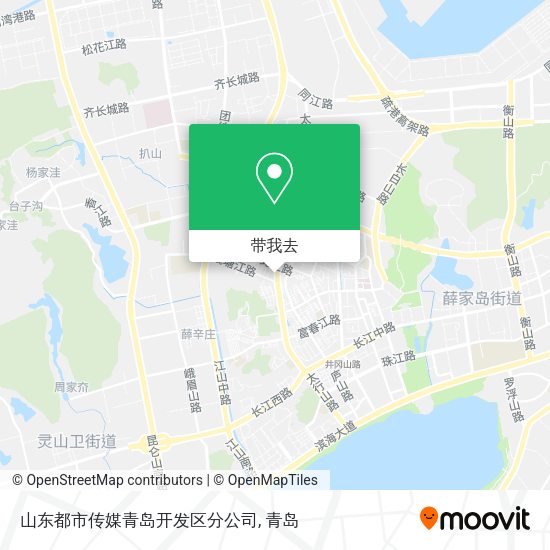 山东都市传媒青岛开发区分公司地图