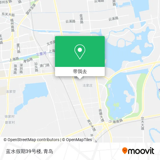 蓝水假期39号楼地图