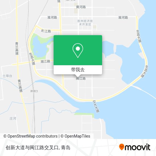 创新大道与闽江路交叉口地图