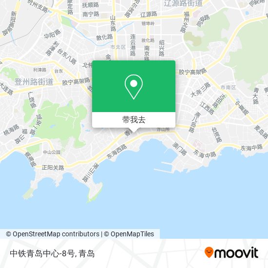 中铁青岛中心-8号地图