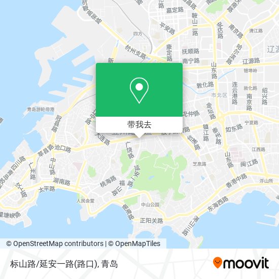 标山路/延安一路(路口)地图