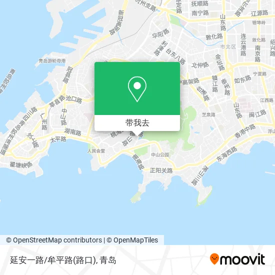 延安一路/牟平路(路口)地图