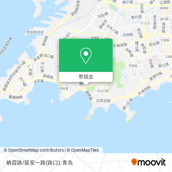 栖霞路/延安一路(路口)地图