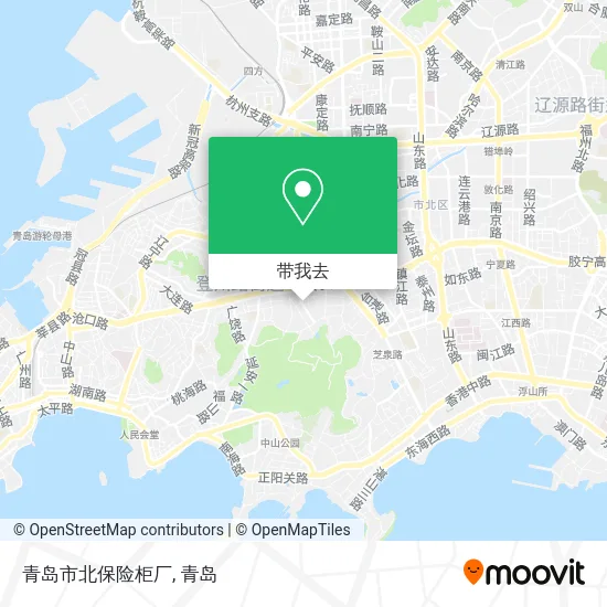 青岛市北保险柜厂地图