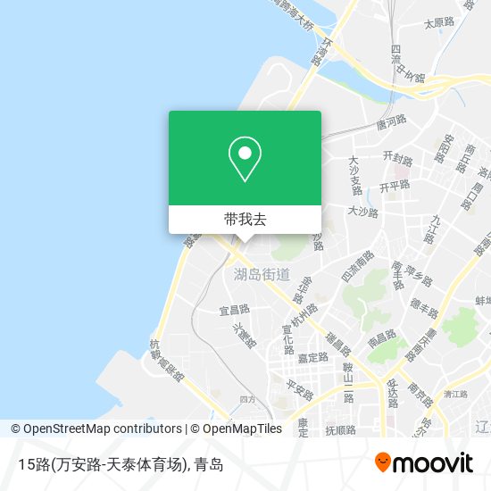 15路(万安路-天泰体育场)地图