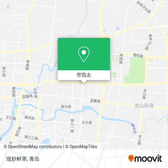现炒鲜茶地图