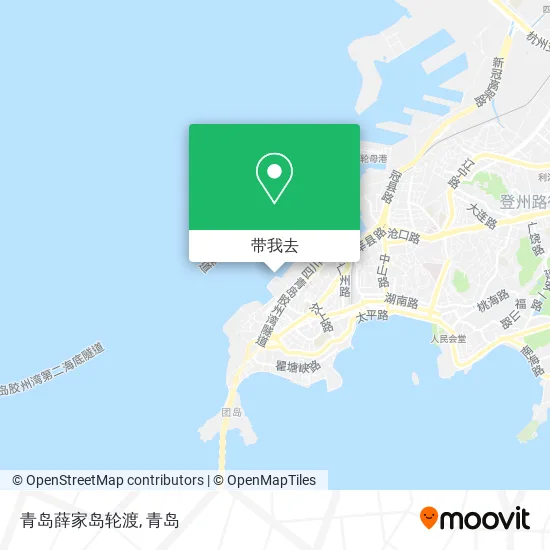 青岛薛家岛轮渡地图