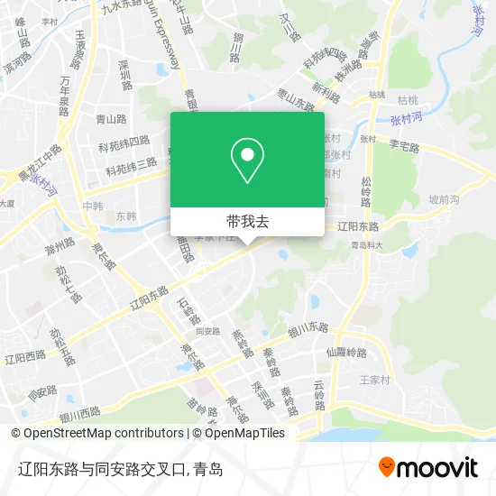 辽阳东路与同安路交叉口地图