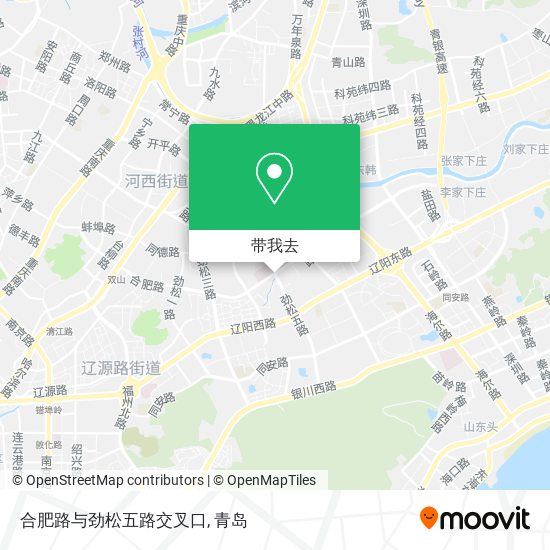 合肥路与劲松五路交叉口地图