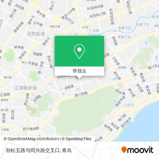 劲松五路与同兴路交叉口地图
