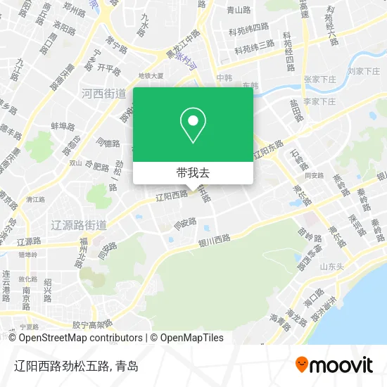 辽阳西路劲松五路地图