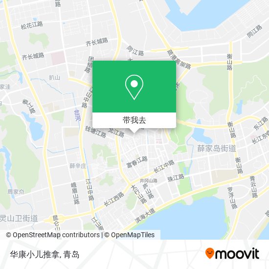 华康小儿推拿地图
