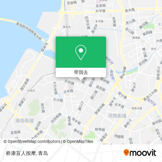 桥康盲人按摩地图