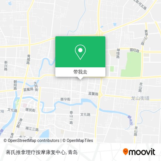 蒋氏推拿理疗按摩康复中心地图