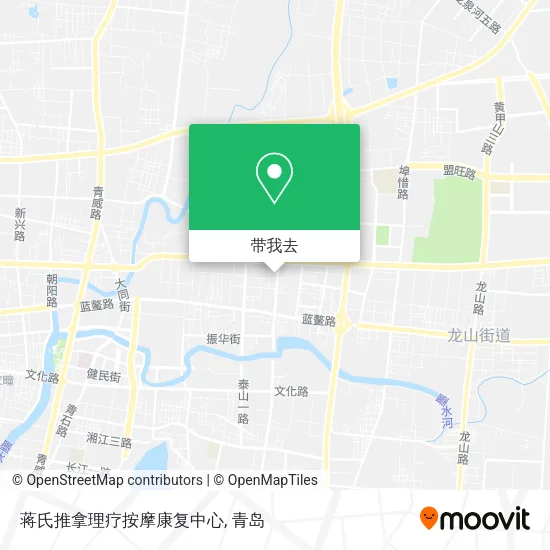 蒋氏推拿理疗按摩康复中心地图