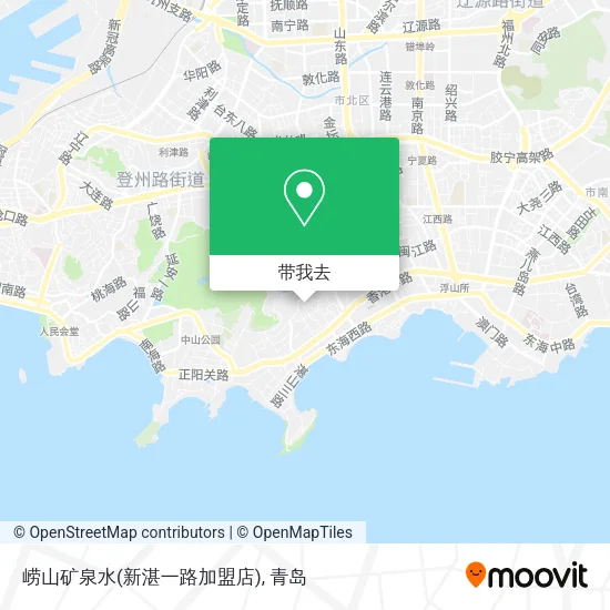 崂山矿泉水(新湛一路加盟店)地图