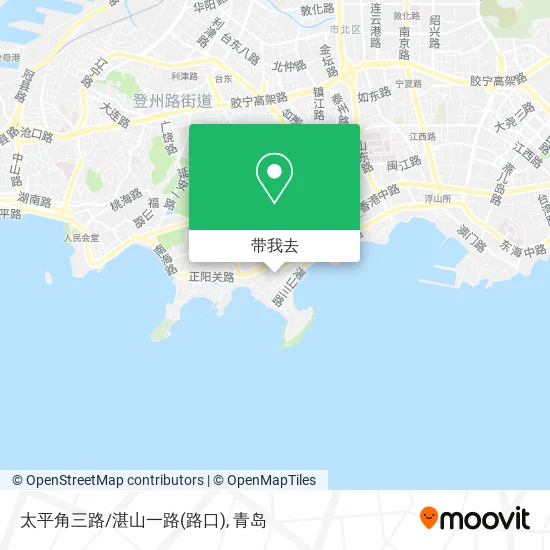 太平角三路/湛山一路(路口)地图