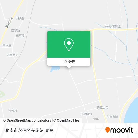 胶南市永信名卉花苑地图