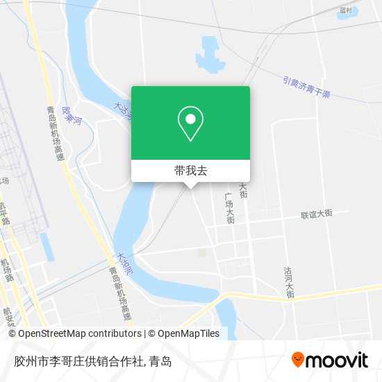 胶州市李哥庄供销合作社地图