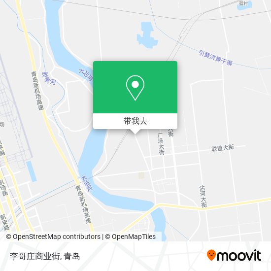 李哥庄商业街地图