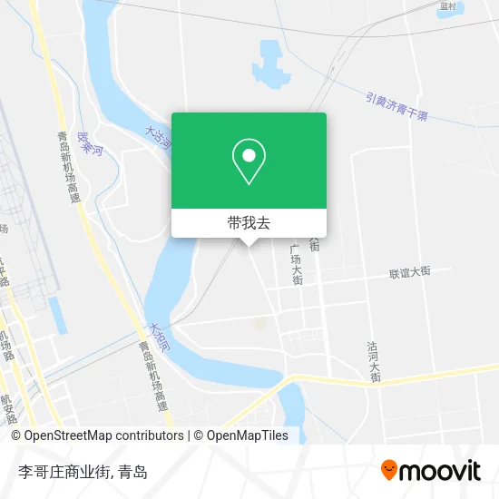 李哥庄商业街地图