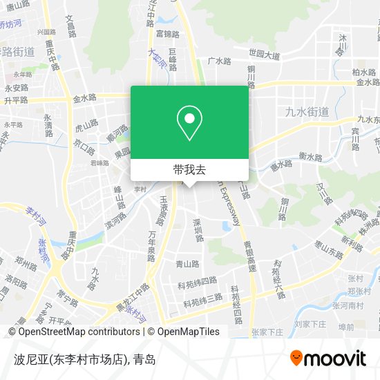 波尼亚(东李村市场店)地图