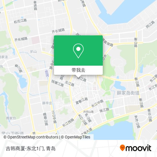 吉韩商厦-东北1门地图