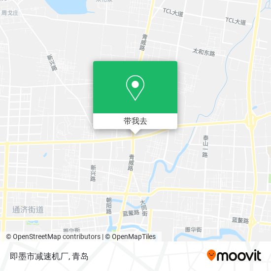 即墨市减速机厂地图