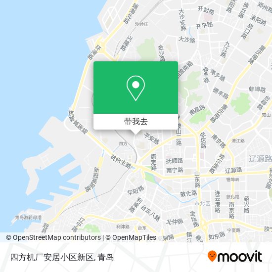 四方机厂安居小区新区地图