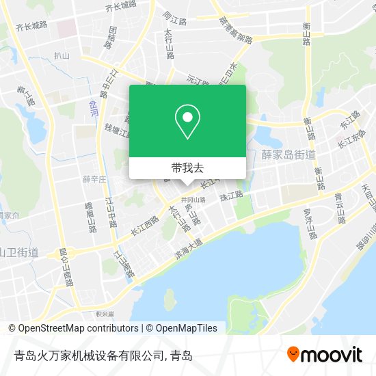青岛火万家机械设备有限公司地图
