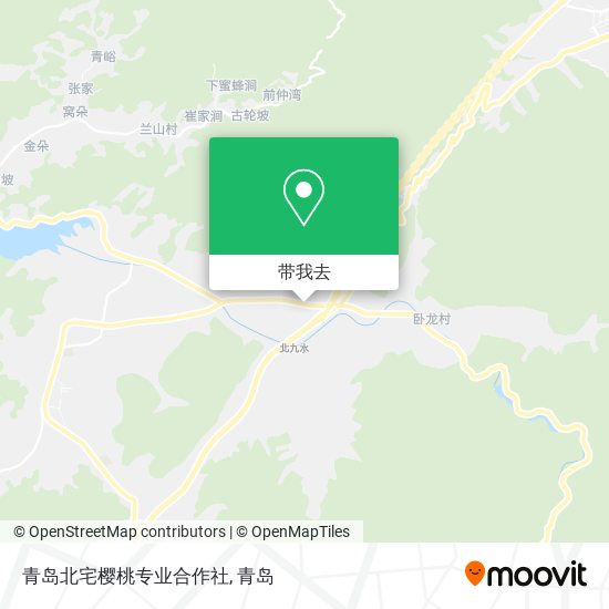 青岛北宅樱桃专业合作社地图