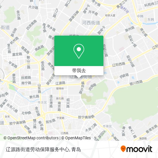 辽源路街道劳动保障服务中心地图