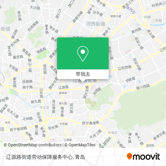 辽源路街道劳动保障服务中心地图