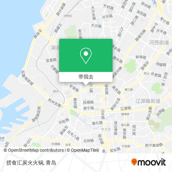 捞食汇炭火火锅地图