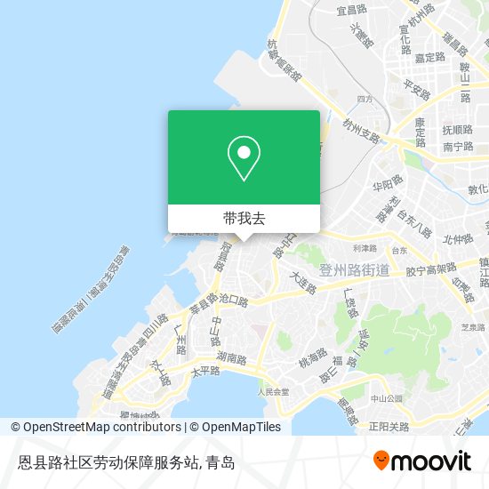 恩县路社区劳动保障服务站地图