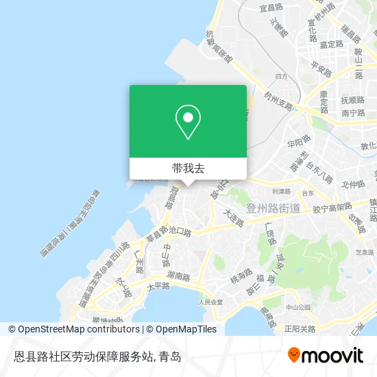 恩县路社区劳动保障服务站地图