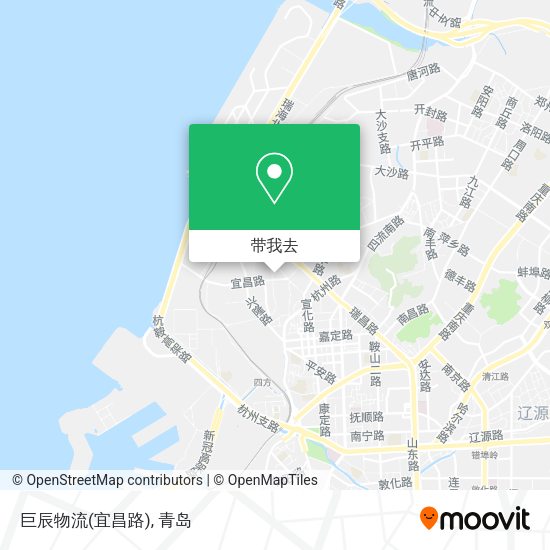 巨辰物流(宜昌路)地图