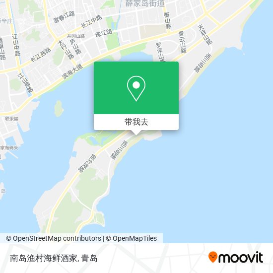 南岛渔村海鲜酒家地图