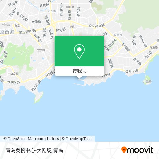 青岛奥帆中心-大剧场地图