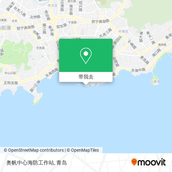 奥帆中心海防工作站地图