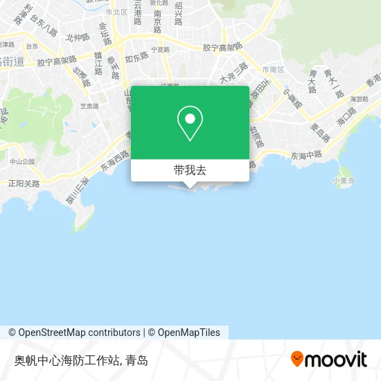 奥帆中心海防工作站地图
